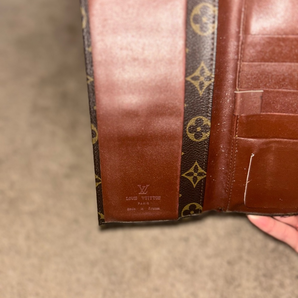 Louis Vuitton Monogram Canvas Brown & Gold Continental Wallet - Picture 4 of 9